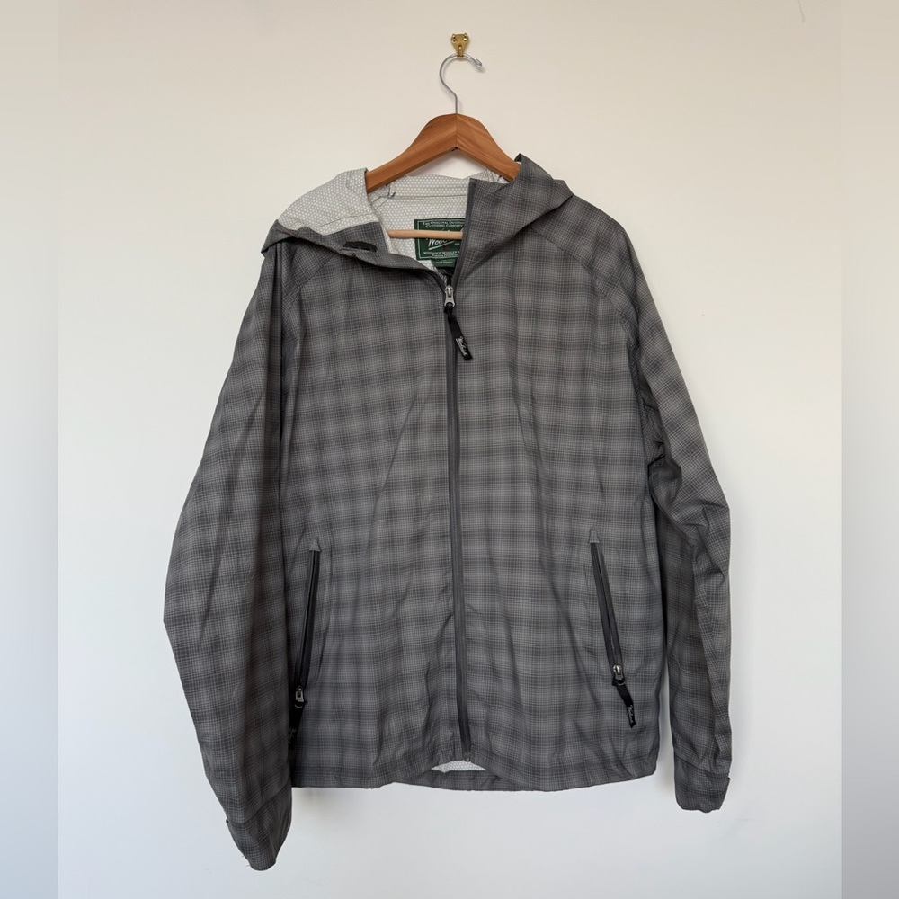 Woolrich Gray Men's Packable Raincoat NWT